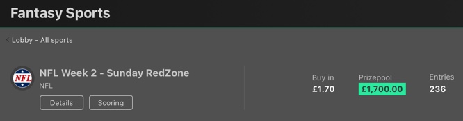 NFL DFS 2022 Week&nbsp;2