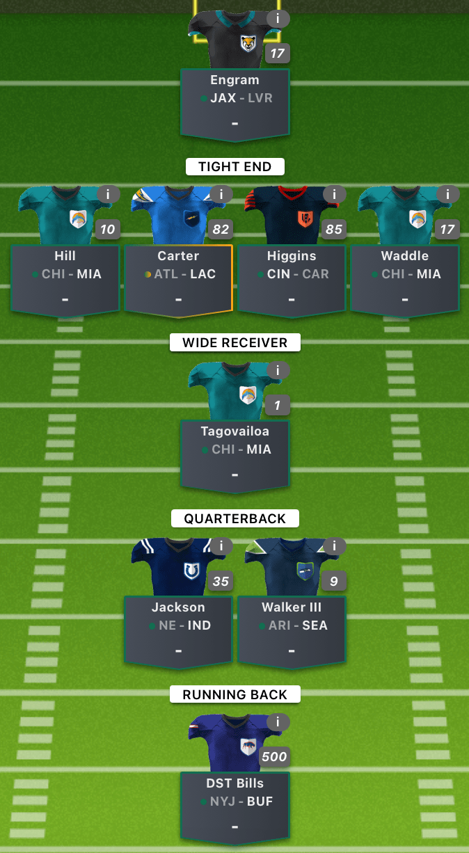 NFL DFS 2022 Week&nbsp;10