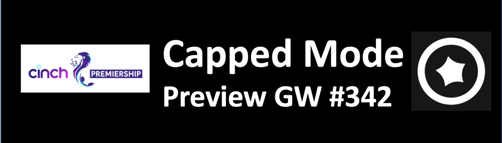 Scottish Premiership GW#342 Capped Mode&nbsp;Preview