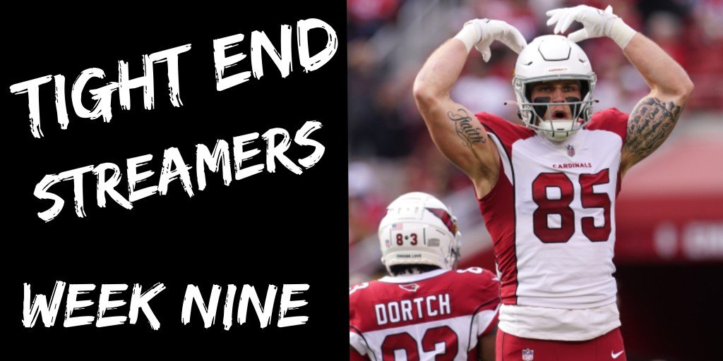 Tight Ends Streamers – 2023 Week&nbsp;Nine